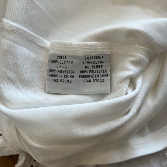 White Eyelet Lace Sundress - Picture 3 of 3